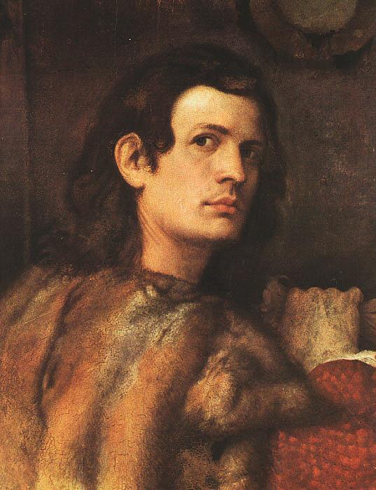  Titian Portrait of a Man France oil painting art